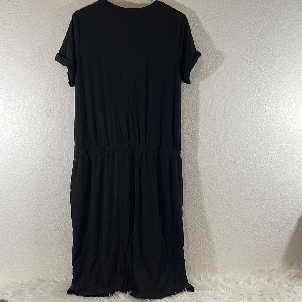 32 DEGREES Dress Size Large Ladies' Soft Lux Short Sleeve Black With Pockets New - Picture 6 of 15